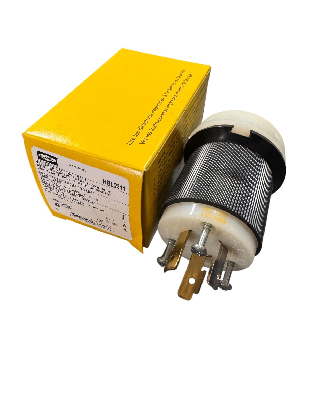 HUBBELL TWIST LOCK PLUGS, CONNECTORS, CS STYLE (YOU CHOOSE)