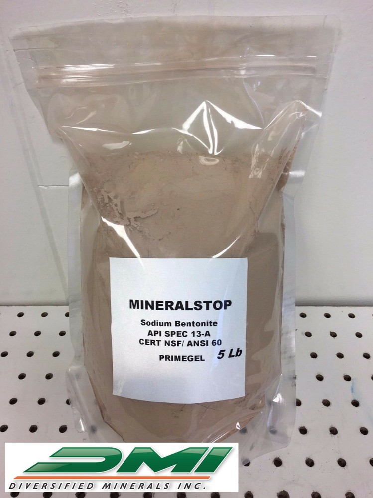 Sodium Bentonite - 5 lbs - API SPEC 13-A