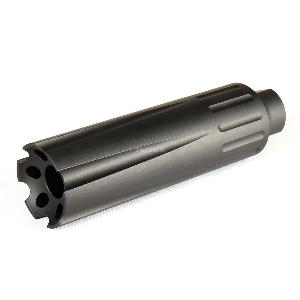 4.5" Extra Long Linear Compensator Muzzle Brake 1/2x36 TPI for 9MM