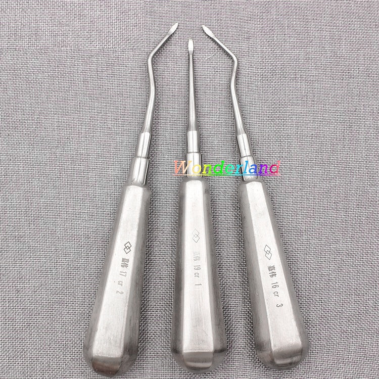 1x Dental Tooth Luxating Elevators Elevator Apical Root Tip Extraction Tools