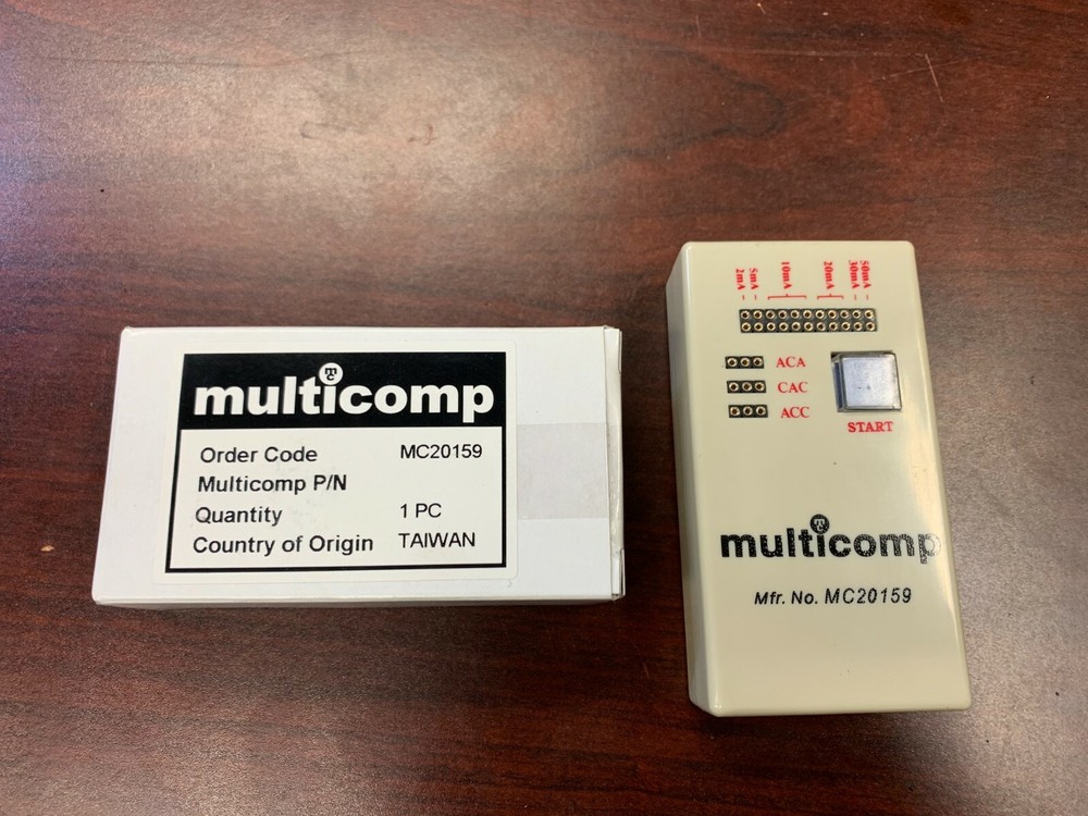 Multicomp MC20159 Component Tester, LED, 2P LED, 3P LED
