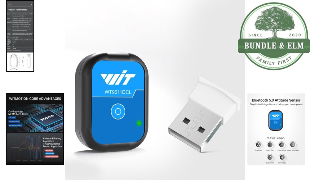Bluetooth 5.0 IMU Sensor with Kalman Filter for Enhanced Measurement Accuracy