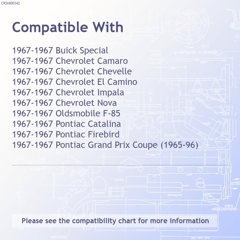 Replacement Chrome Driver/Passenger Side Pair of Door Lock Knobs