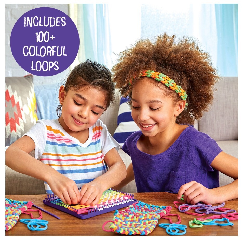 Made By Me Easy Step Weaving Loomn Kit , Hook, Loops & Instructions