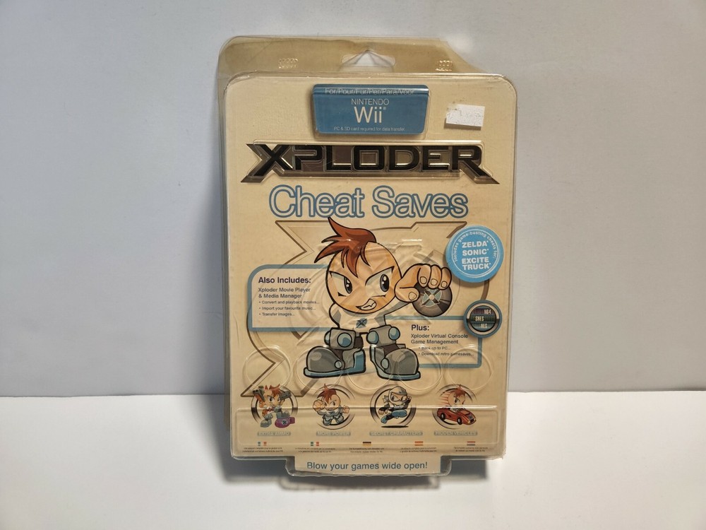 Nintendo Wii Xploder Cheat Saves BRAND NEW