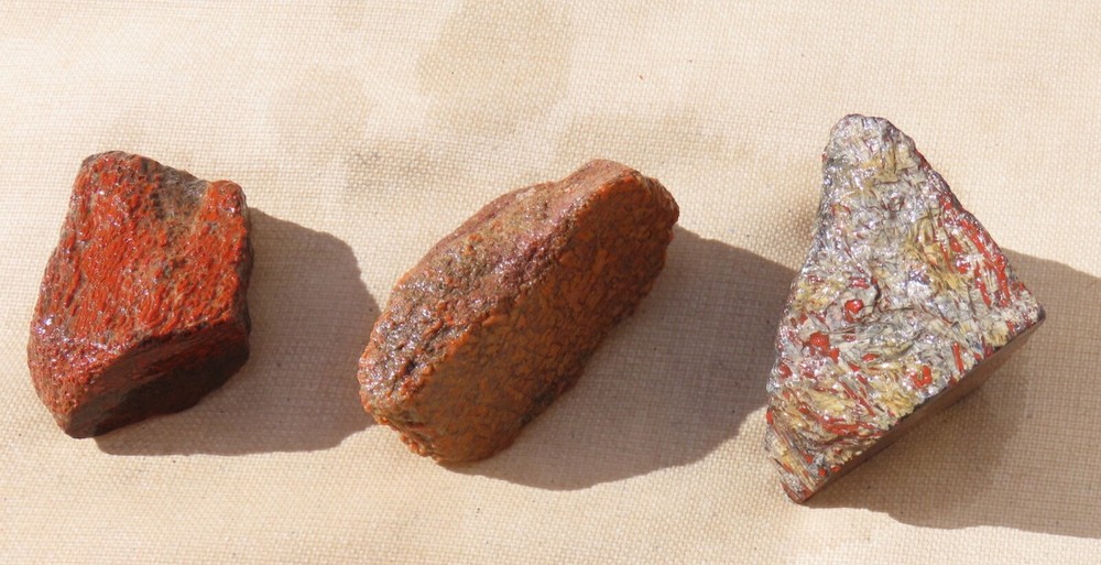 Fossil Dinosaur Gem Set- Dst26- Three pieces- Jurassic/Morrison Formation