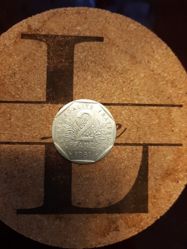 1981 2 Franc Coin