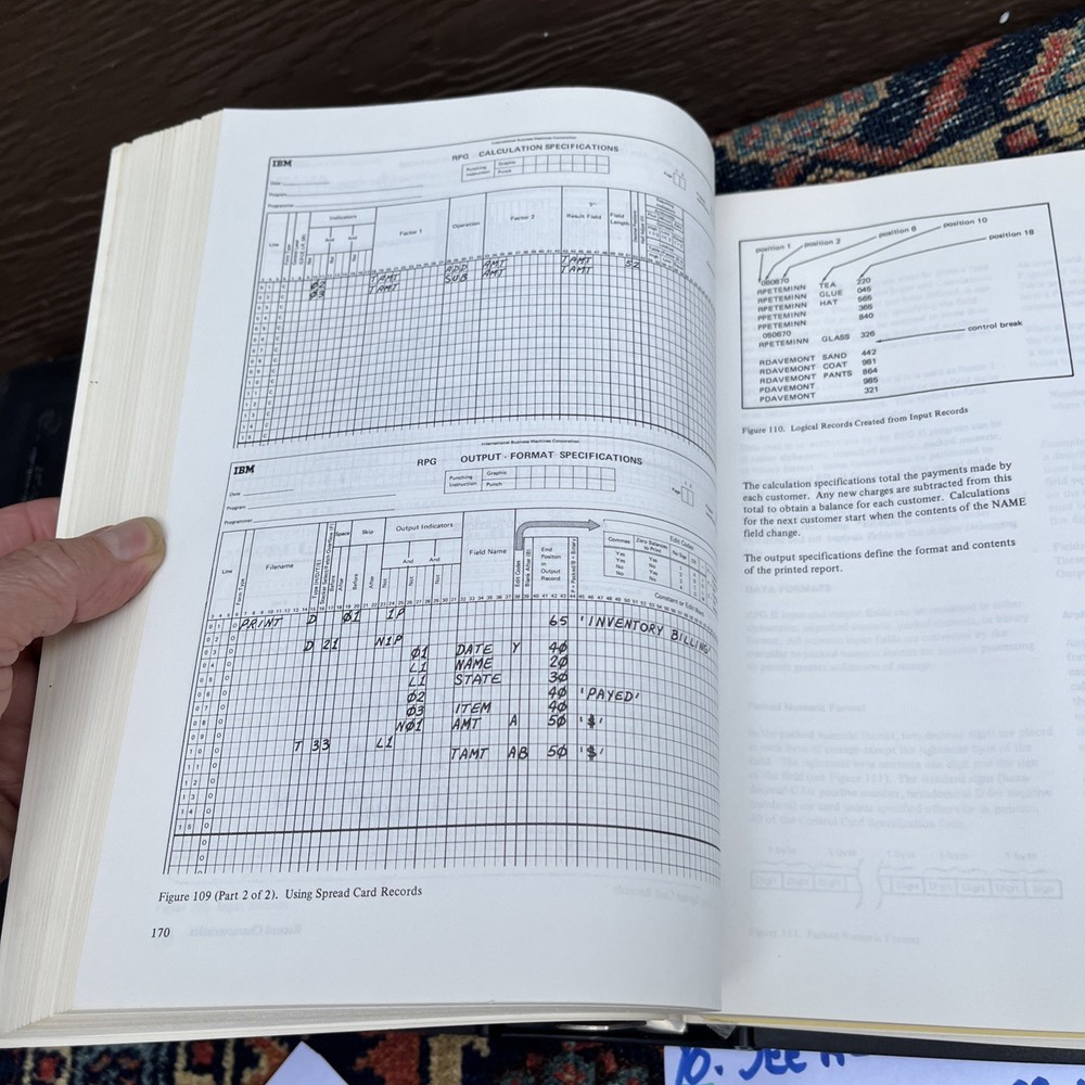Holy Moly 1976 IBM DOS RPG 2 Computer Program Manual Thick Binder, Rare Book