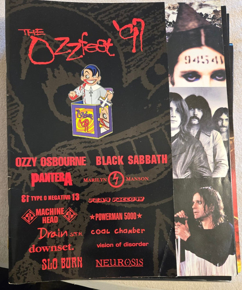 The Ozzfest '97- 2005**Concert Tour Book**Ozzy Osbourne, Black Sabbath, Slayer