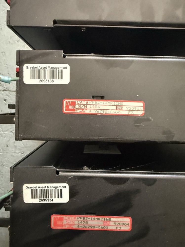 1 - ADC ProPatch PPB3-14MKII-NS 2RU 96-Point Bantam TT Patchbay