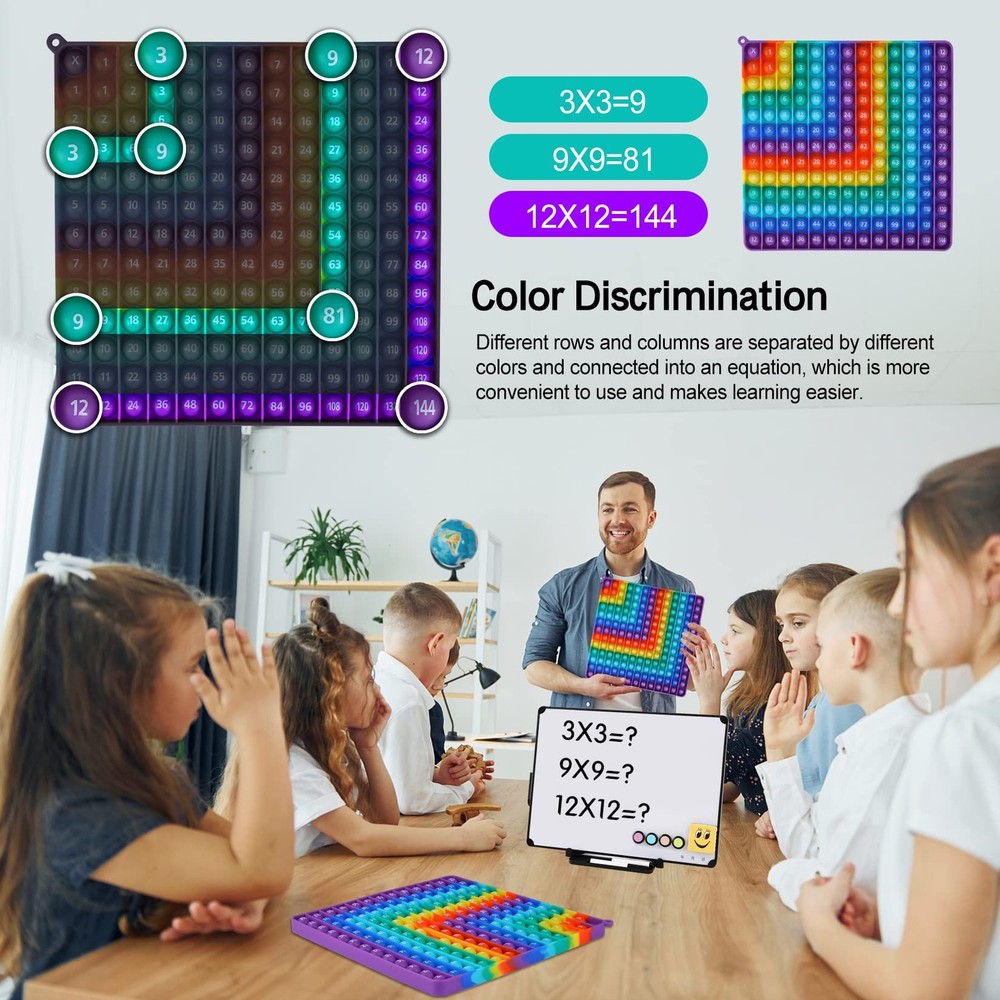 Multiplication and Addition Table Game - Math Manipulation Toy for Kids