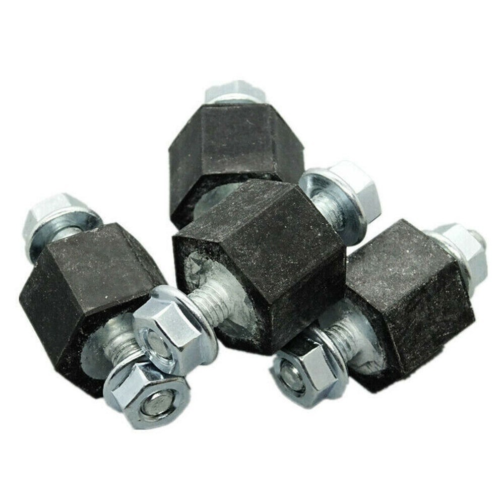 Black Rubber For buffer Pad with Nut Suitable for Multiple Applications