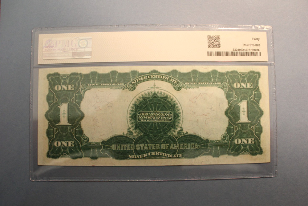 1899 $1 Silver Certificate 'Black Eagle' note Fr#232--PMG EF 40