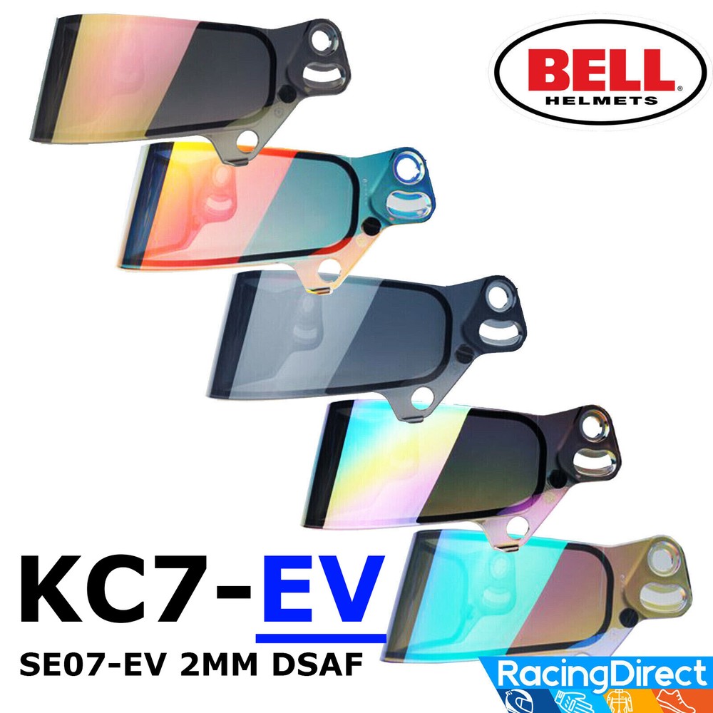 Bell SE07-EV 2MM DSAF Shield - KC7-EV Helmet Visor - All Styles Available