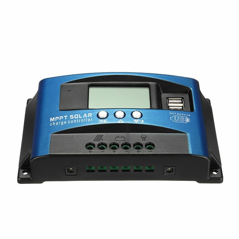 100A MPPT Solar Panel Regulator Charge Controller 12V/24V Auto Focus Tracking