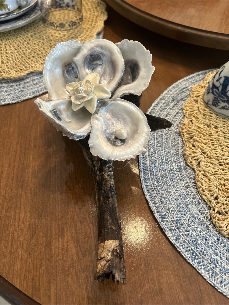 Handmade Oyster Shell Arrangement