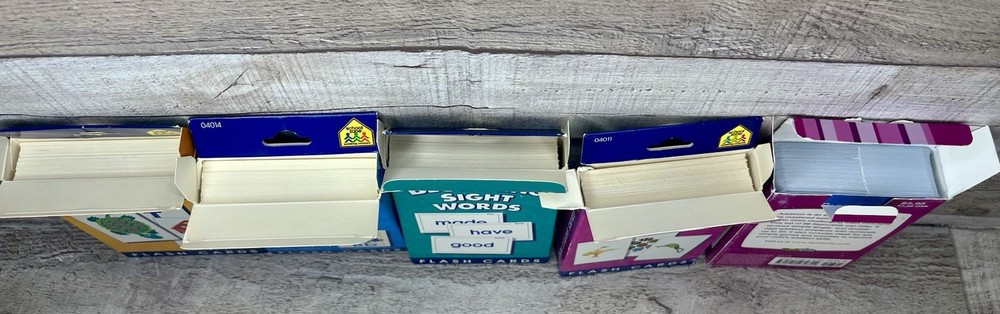 School Zone Flash Cards Phonics Home School Elementary Lot 5