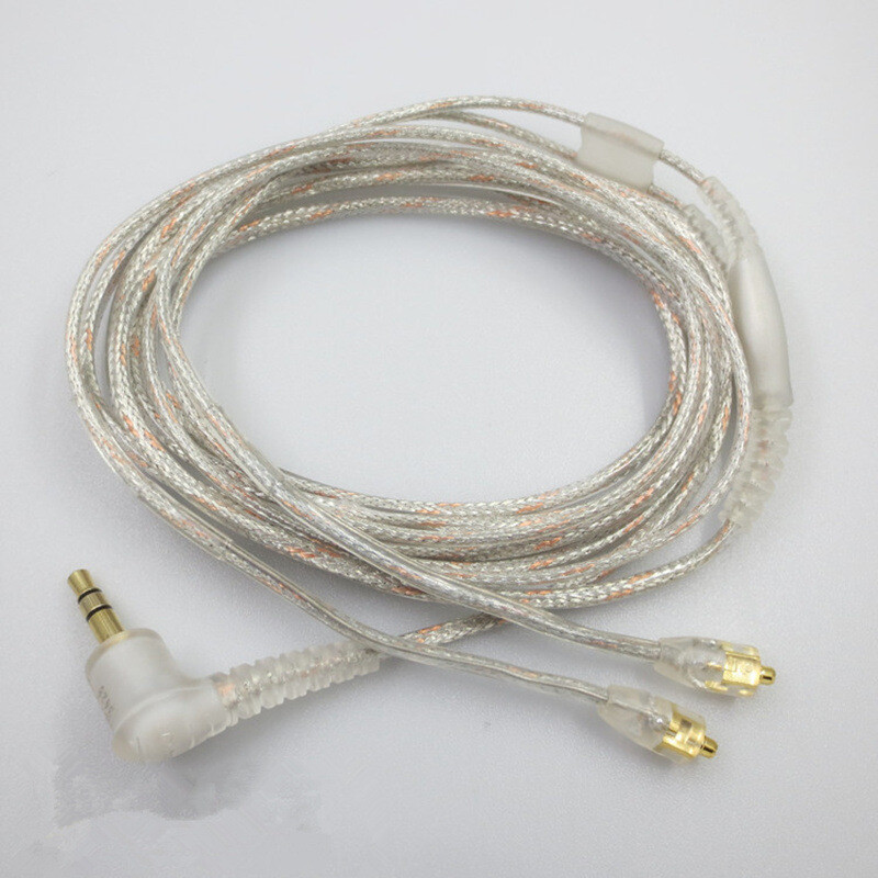 New EAC64CL MMCX Cable For SHURE SE215 SE315 SE425 SE535 SE846 In-Ear Earphone