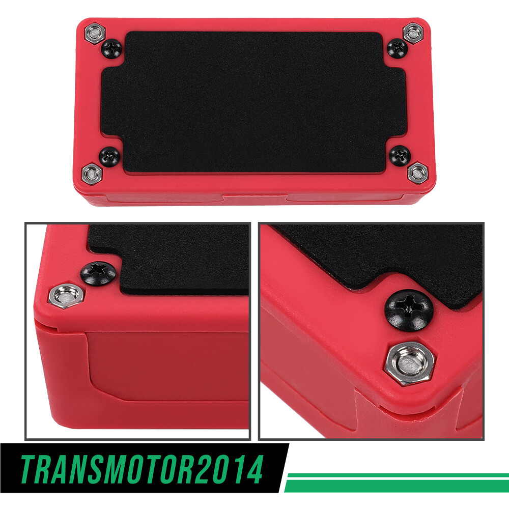 12V Terminal Ground Power Distribution Junction Block Kit Heavy Duty Bus Bar Red