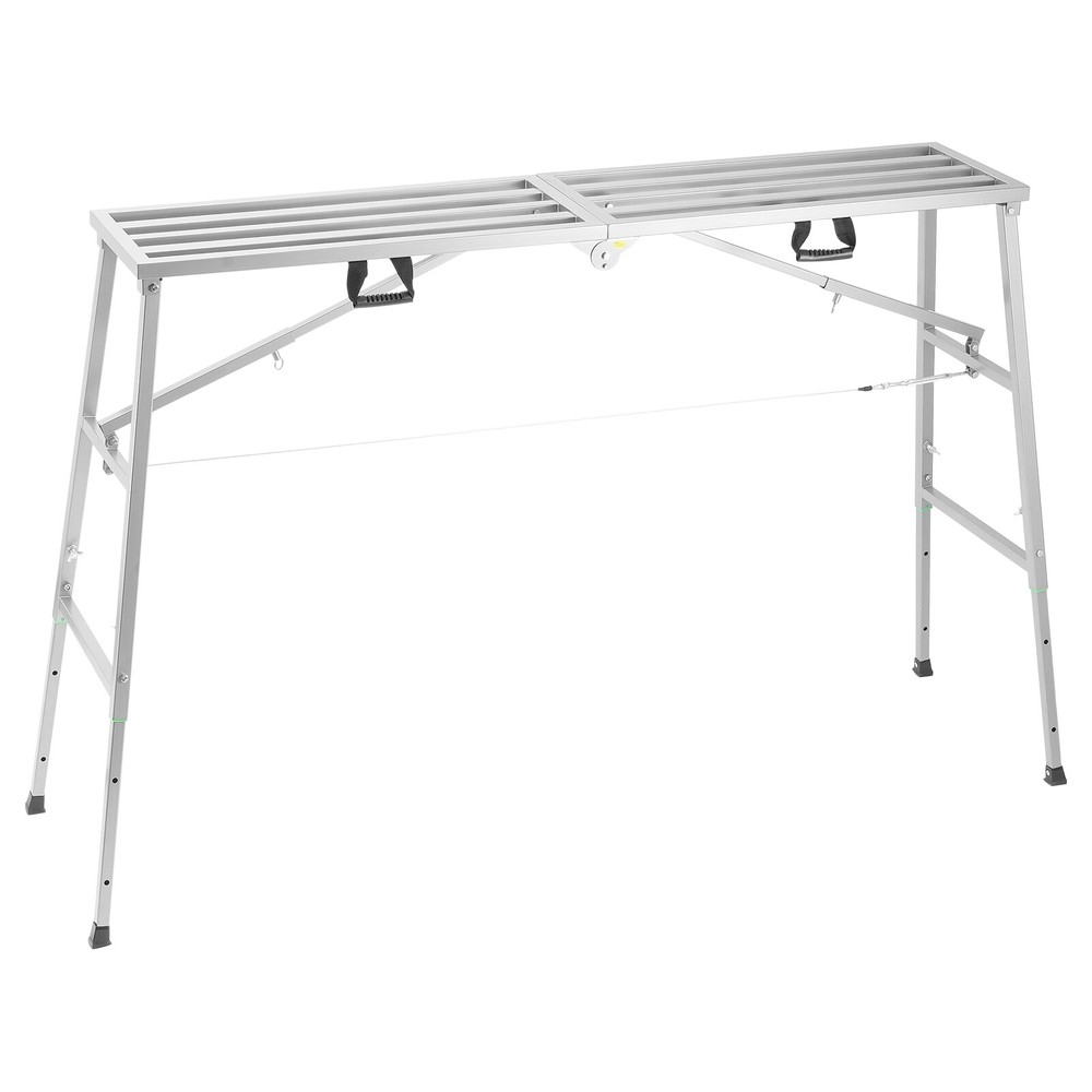 Work Platform Adjustable Height Portable Scaffolding Platform 880 lb Load