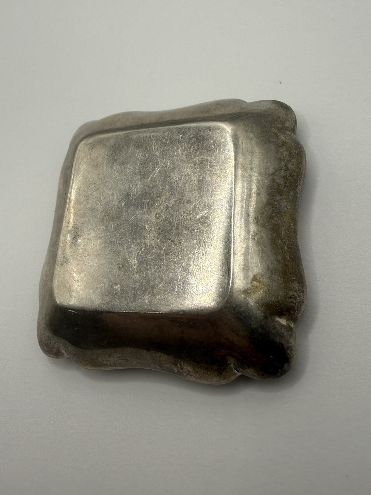 Rare Antique Sterling Silver 925 snuff compact Box Early 1900 Art Nouveau