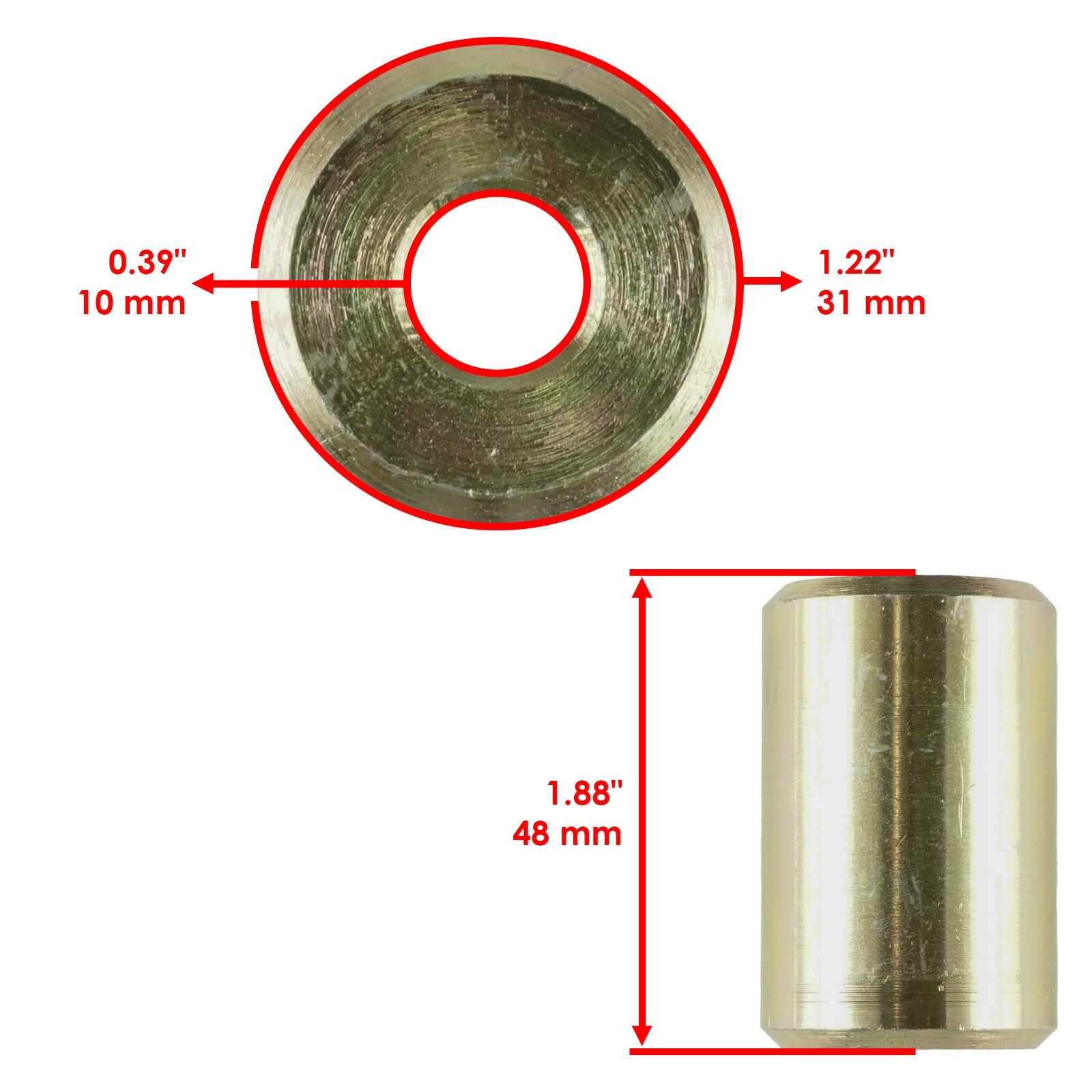 Caltric Rear A Arm Bushing Kit For Polaris Sportsman 500 4X4 1999-2002