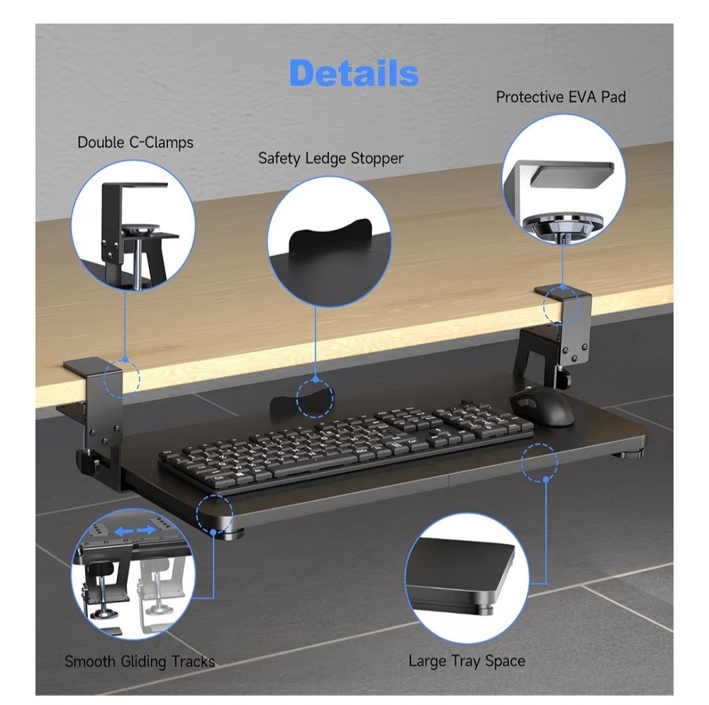Under Desk Keyboard Tray