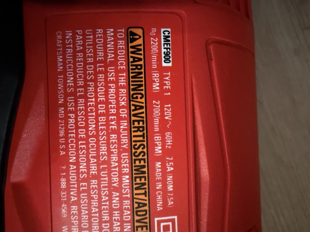 Craftsman Impact 1/2 inch CMEF900