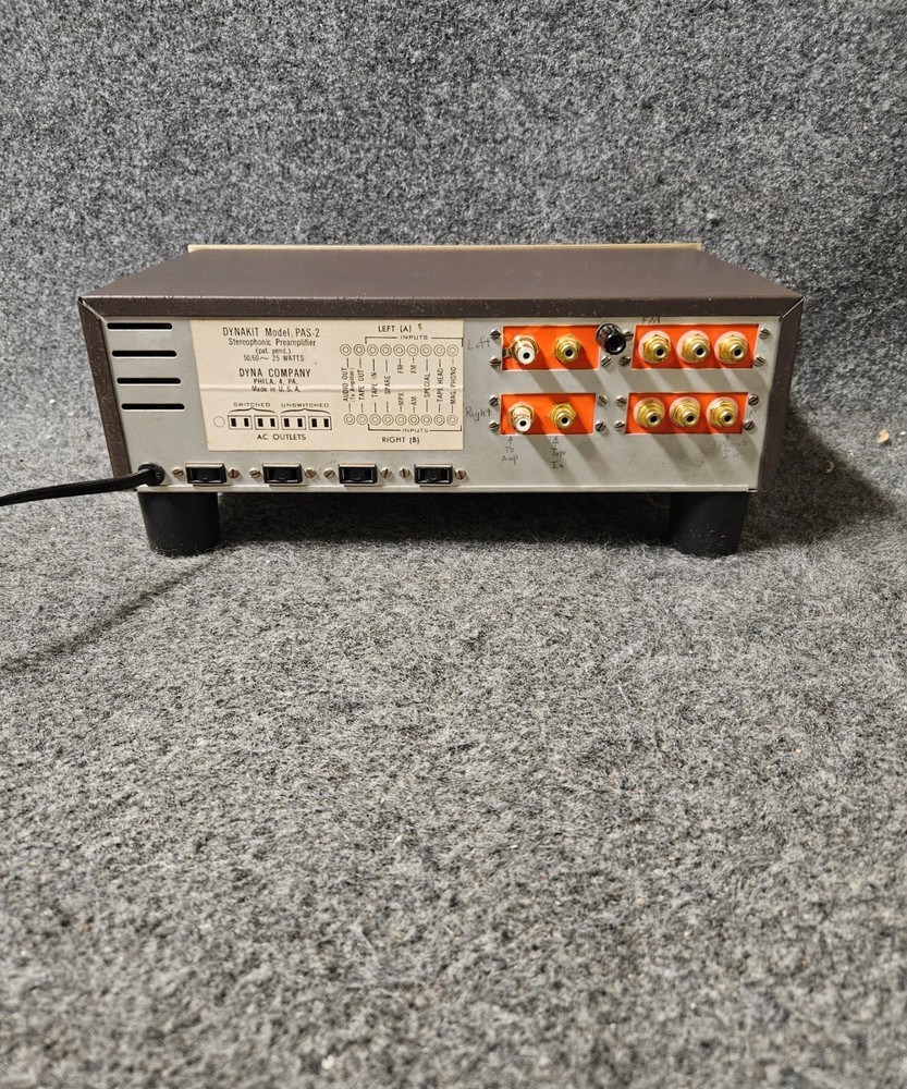 RESTORED DYNAKIT PAS-2 Stereo Preamp