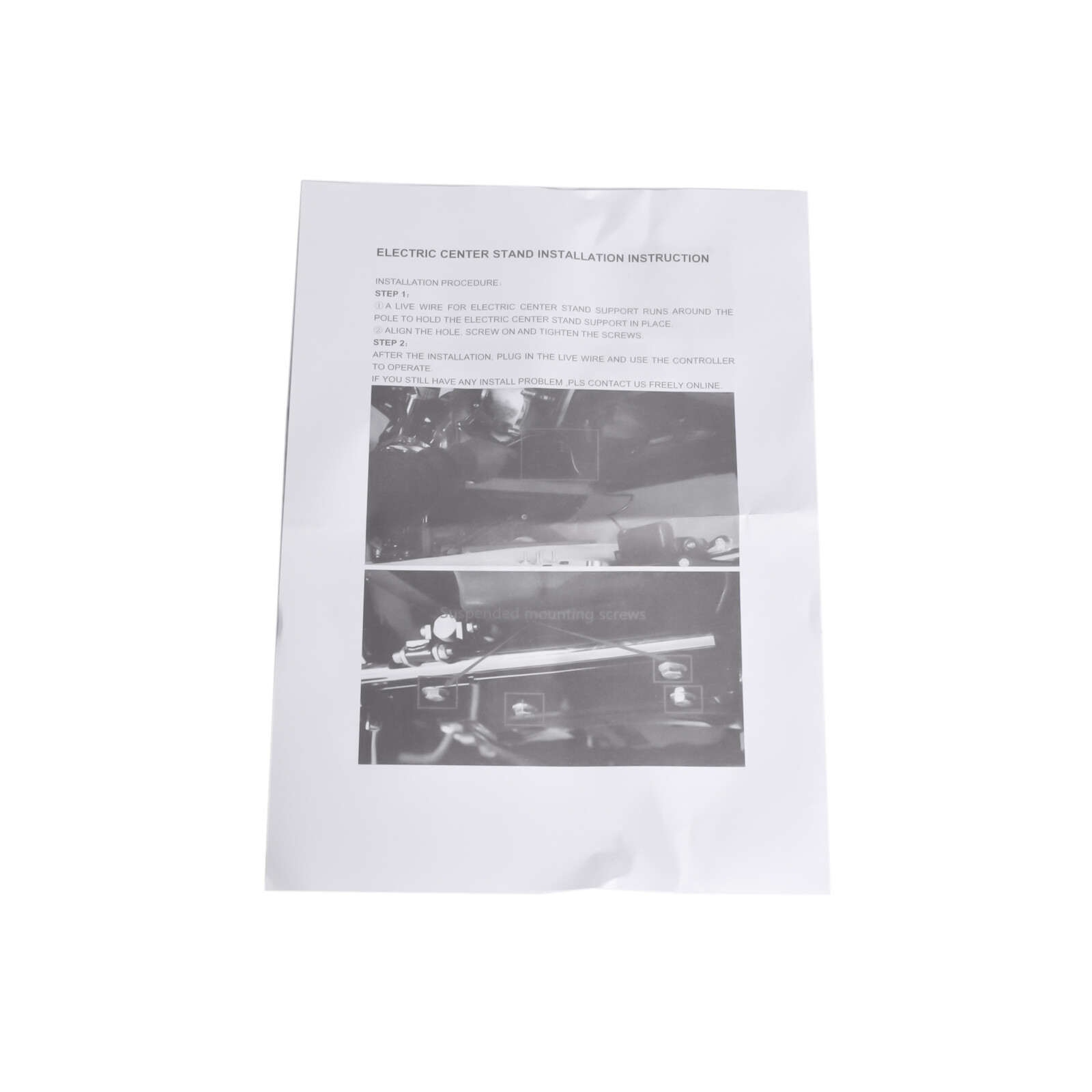 Electric Center Stand Fits Electra Street Road Glide Road King Harley Touring