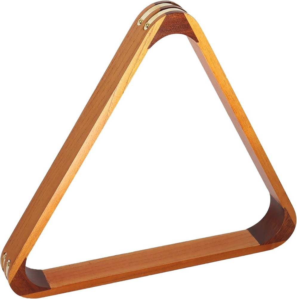 Solid Wood Billiard Racks - 8-Ball Triangle & 9-Ball Diamond Style