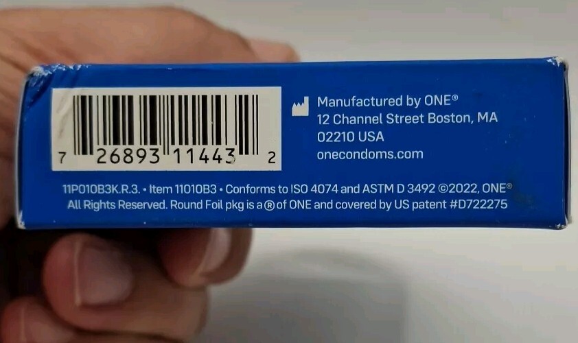 One Backdoor Condoms - Latex - 3 count