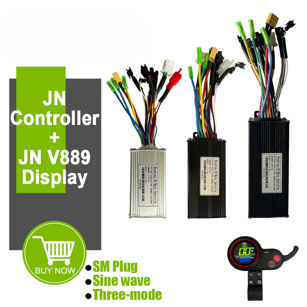 17A 26A 30A Three-Mode Sine Wave Controller with LCD Display 36V 48V 250W-1000W