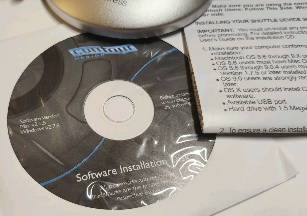 Contour ShuttleXpress Multimedia Controller With 5 Programmable Buttons NEW