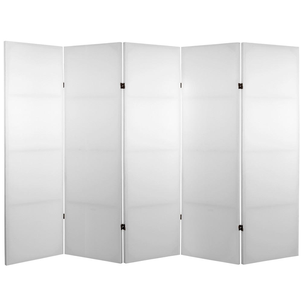 4 ft. Short Do It Yourself Canvas Folding Screen - 5 Panel