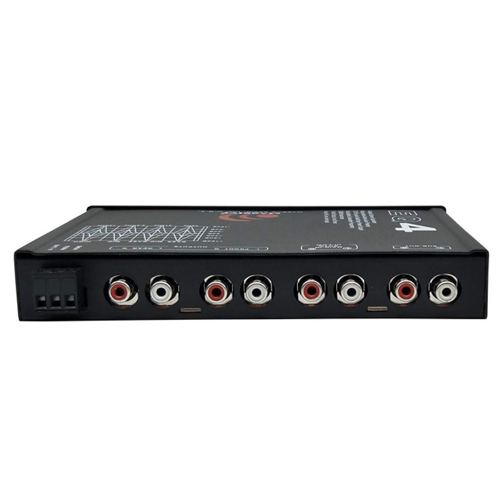 Massive Audio EQ4 Car Equalizer with 4 Band Graphic Equalizer - AUX inputs -