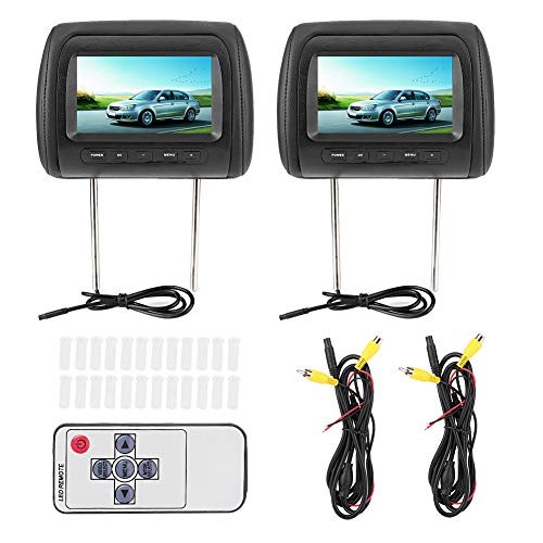 2pcs Headrest Monitor 7 Inch-Headrest DVD Player - Dual Portable DVD Player