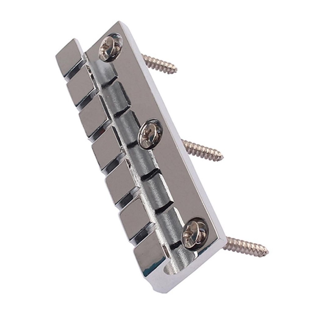 Chrome Finish 6 strings Tailpiece with