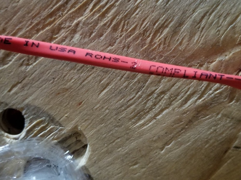 CSC 250017 14/2C Solid Unshielded Riser Fire Alarm/Communication Cable Red/100ft