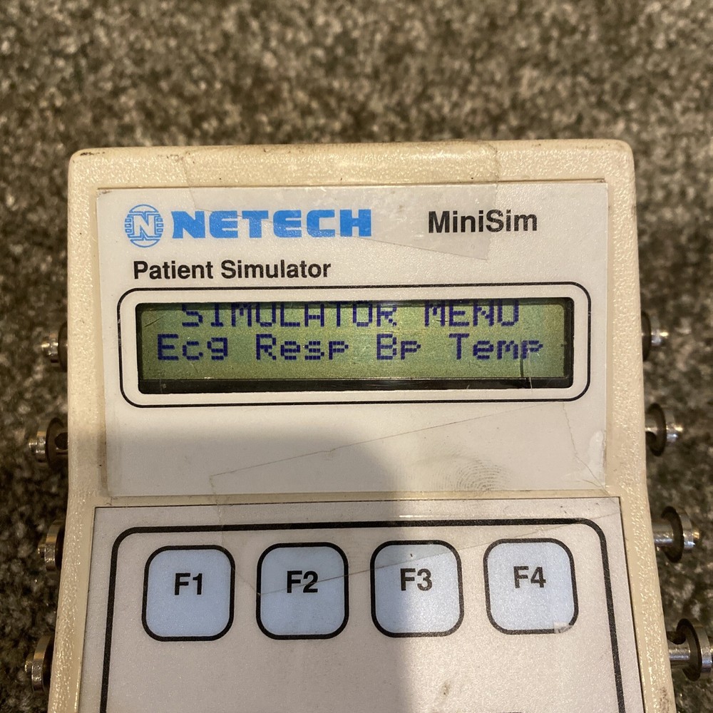 Netech MiniSim Patient ECG Arrhythmia Advanced Parameter Simulator GOOD WORKING!
