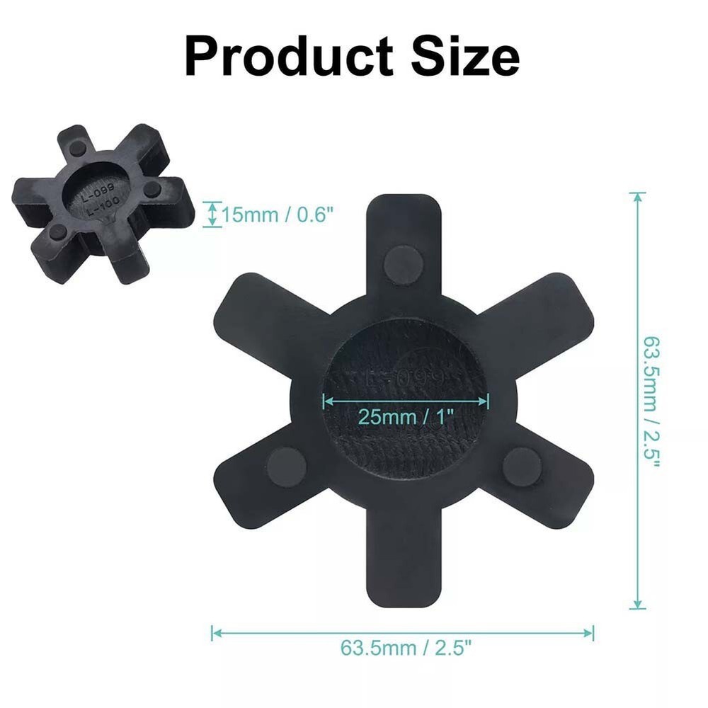 Industrial Urethane Inserts Compatible with For Lovejoy Models L099/L100