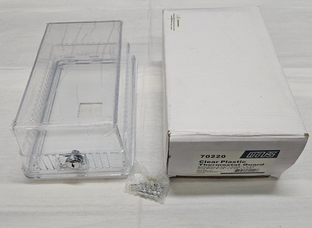 Universal Thermostat Cover Lock box Security Box Guard Locking Wall Enclosure