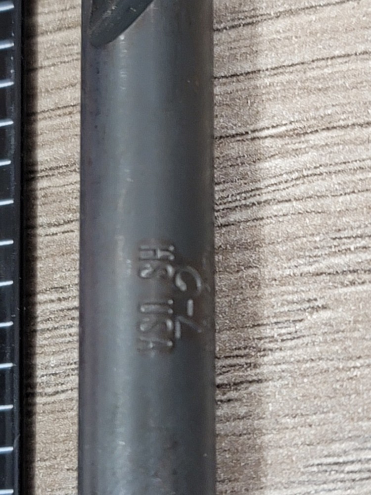 C-L HS DRILL MACHINIST BITS 25/64" EUC