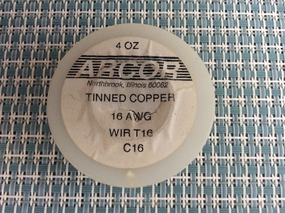 Arcor Wire TINNED COPPER 4 oz Roll 16 AWG