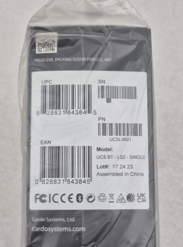 **NEW SEALED** Cardo LS2 4x Bluetooth Communicator System for LS2 Helmet