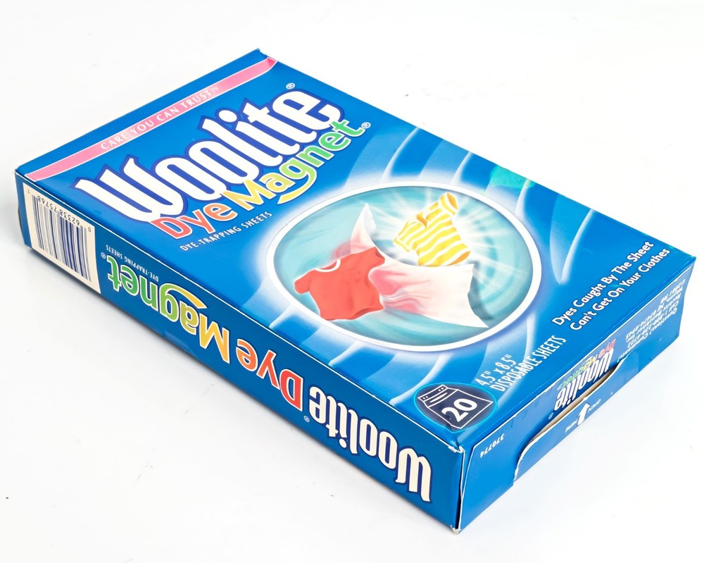 Woolite Dye Magnet Dye-Trapping Disposable Sheets 20 Count New