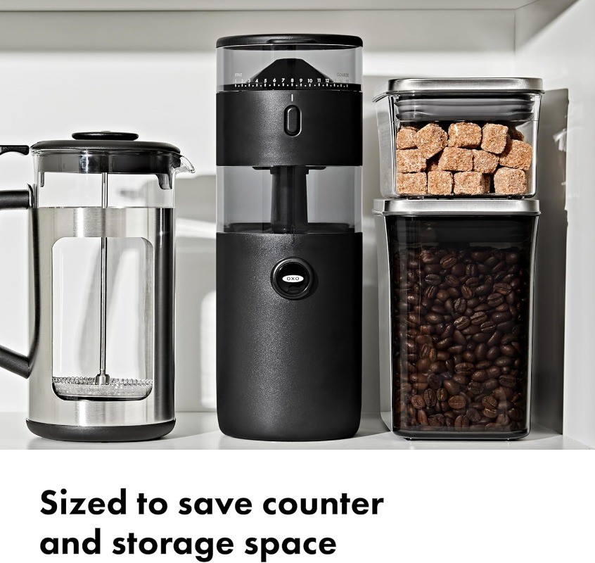 OXO Brew Compact Conical Burr Coffee Grinder
