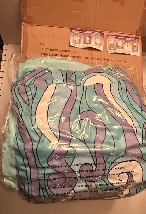 Dolphin Pillow Sleeping Bag for Kids