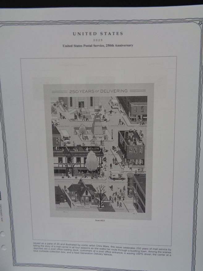 SCOTT US Minuteman 2025 stamp collection album pages supplement # 57 NEW Latest