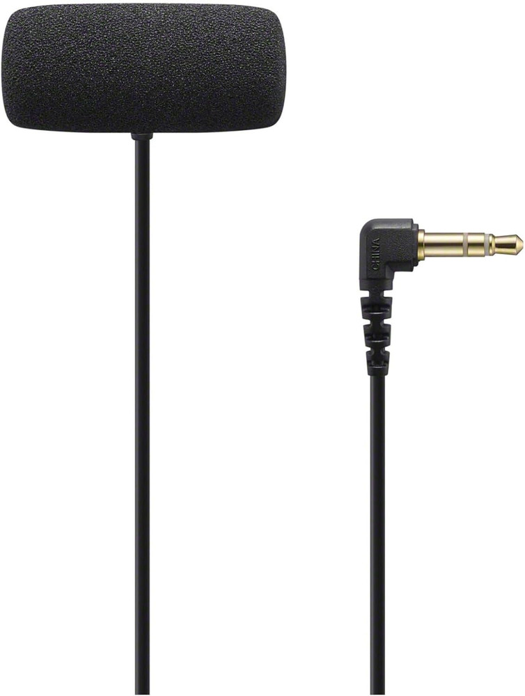 Compact Stereo Lavalier Microphone Ecmlv1,Black, Small